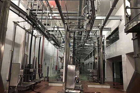 Matadouro para bovinos e ovinos na Mongólia 