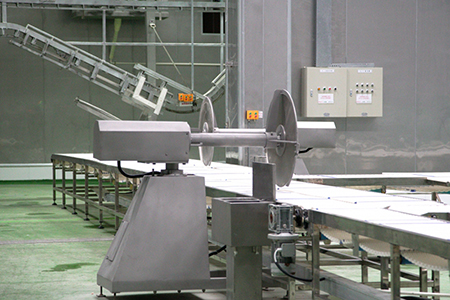 Matadouro para suínos – com controlo de qualidade e rastreabilidade