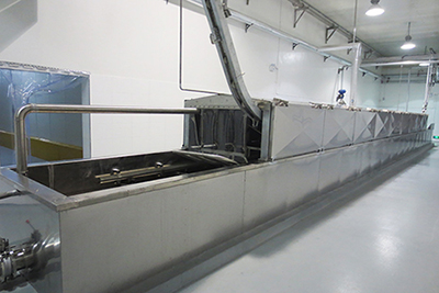 Tanque de escaldagem